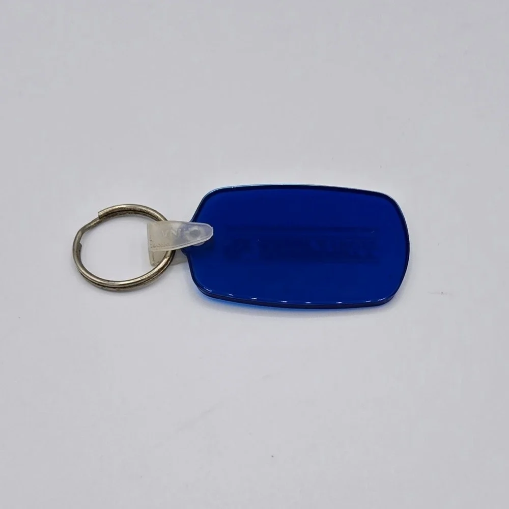 Vintage Community Bank & Trust Keychain‎ Key Fob blue